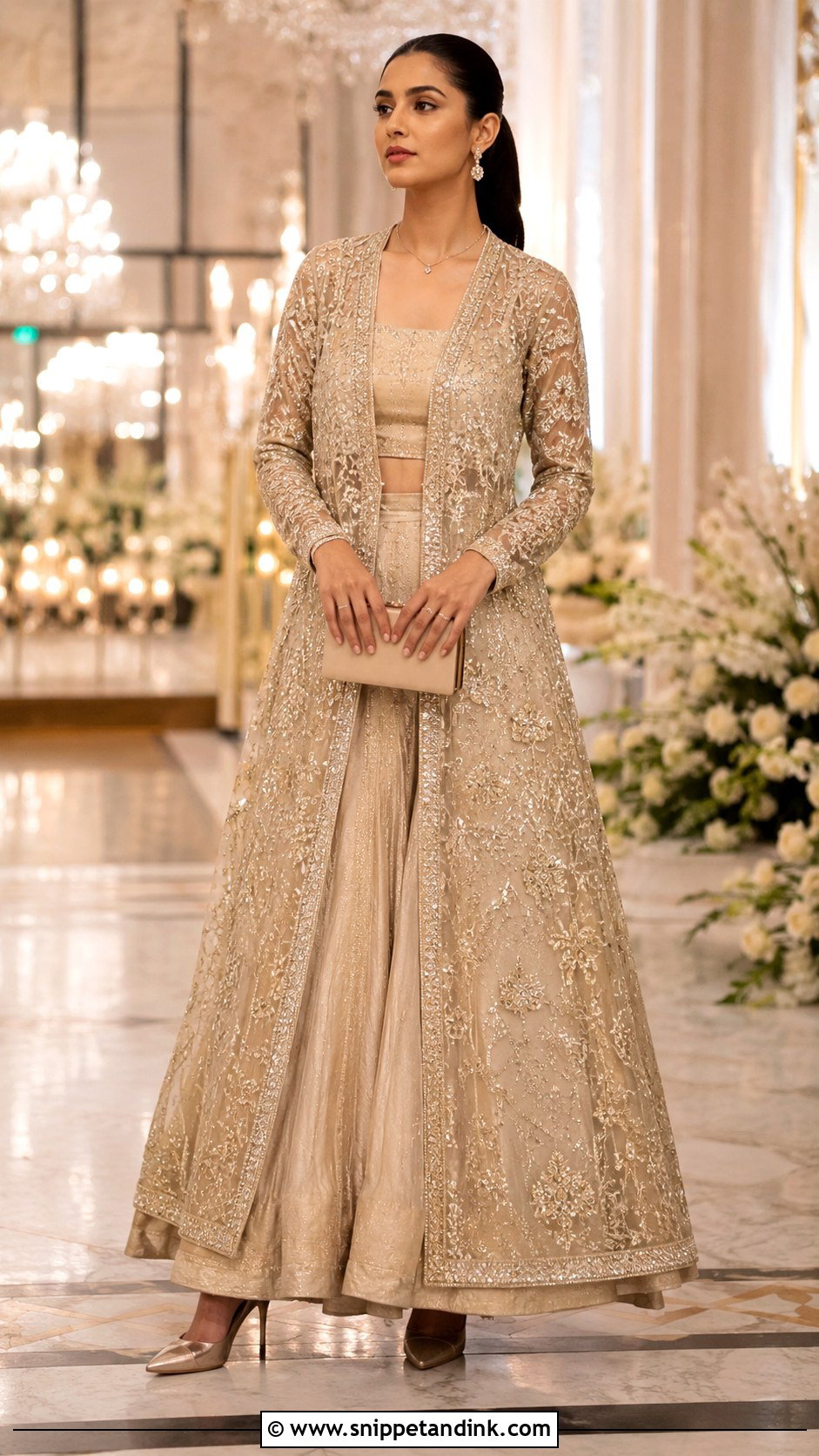 Pakistani Jacket Lehenga Dress - Snippet and Ink - 25 Pakistani Party Wear Wedding Dresses