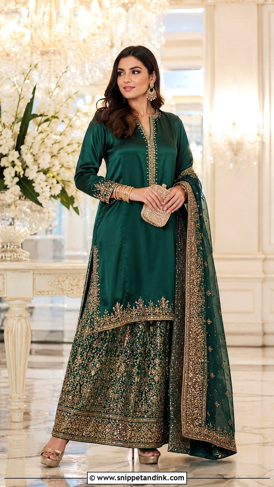 Pakistani Jewel Tone Dress - Snippet and Ink - 30 Pakistani Dress Design for Wedding Ideas