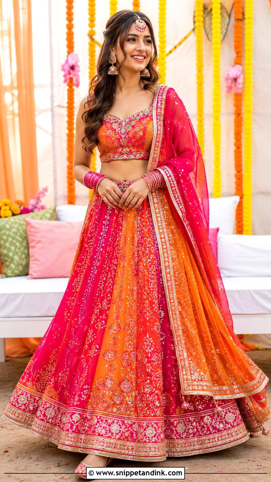 Pakistani Lehenga Choli Dress - Snippet and Ink - 25 Pakistani Party Wear Wedding Dresses