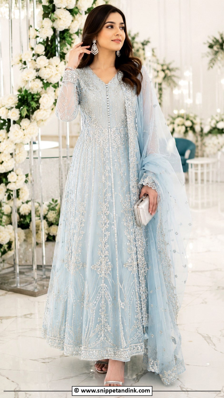 Pakistani Maxi Dress For Sister Wedding - Snippet and Ink - 25 Pakistani Wedding Outfits Sisters Ideas
