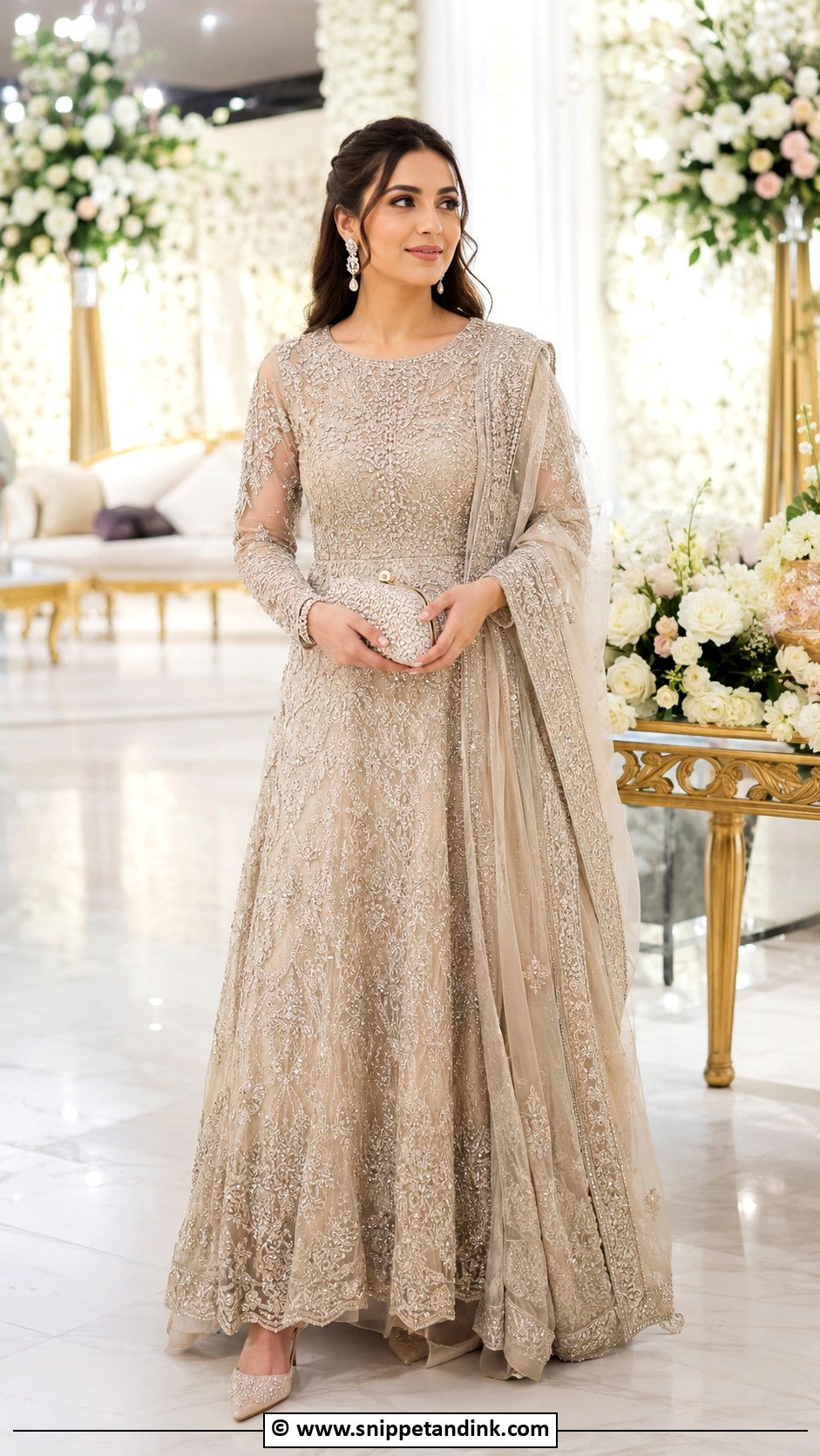Pakistani Maxi Dress For Wedding - Snippet and Ink - 25 Pakistani Dresses for Wedding