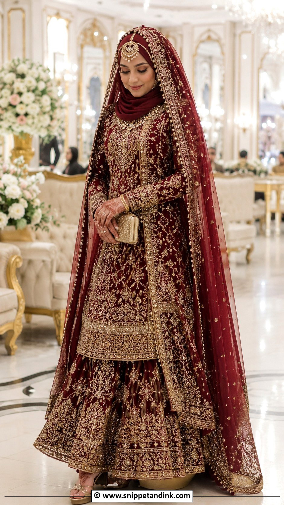 Pakistani Muslim Wedding Dress - Snippet and Ink - 30 Muslim Wedding Dresses