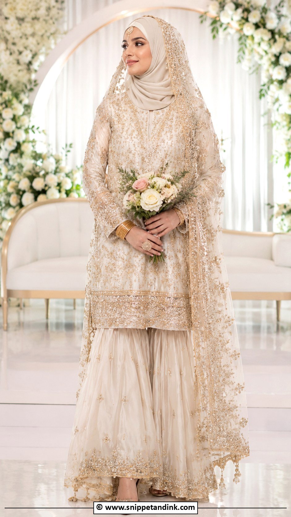 Pakistani Muslimah Wedding Dress - Snippet and Ink - 30 Muslimah Wedding Dress Ideas