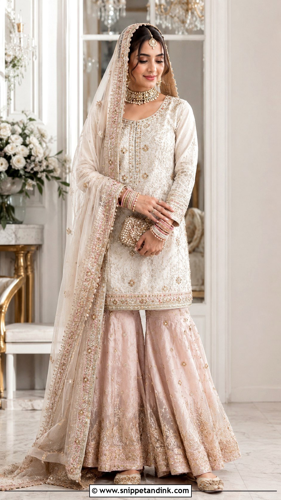 Pakistani Nikkah Dress - Snippet and Ink - 30 Nikkah Dress for Bride Ideas