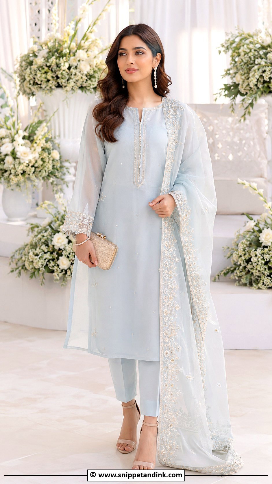 Pakistani Organza Suit For Sister Wedding - Snippet and Ink - 25 Pakistani Wedding Outfits Sisters Ideas