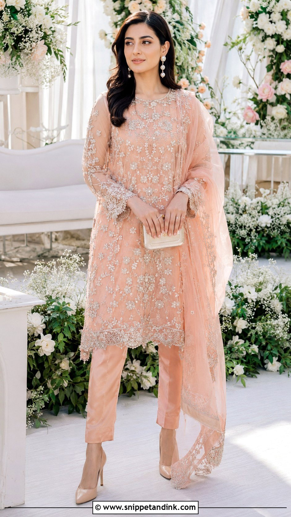 Pakistani Organza Suit For Wedding - Snippet and Ink - 25 Pakistani Dresses to Wear to a Wedding