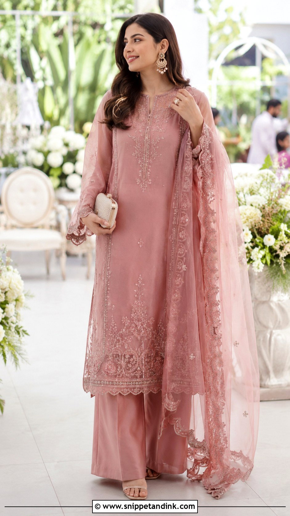 Pakistani Organza Suit For Wedding - Snippet and Ink - 25 Pakistan Wedding Dress Ideas