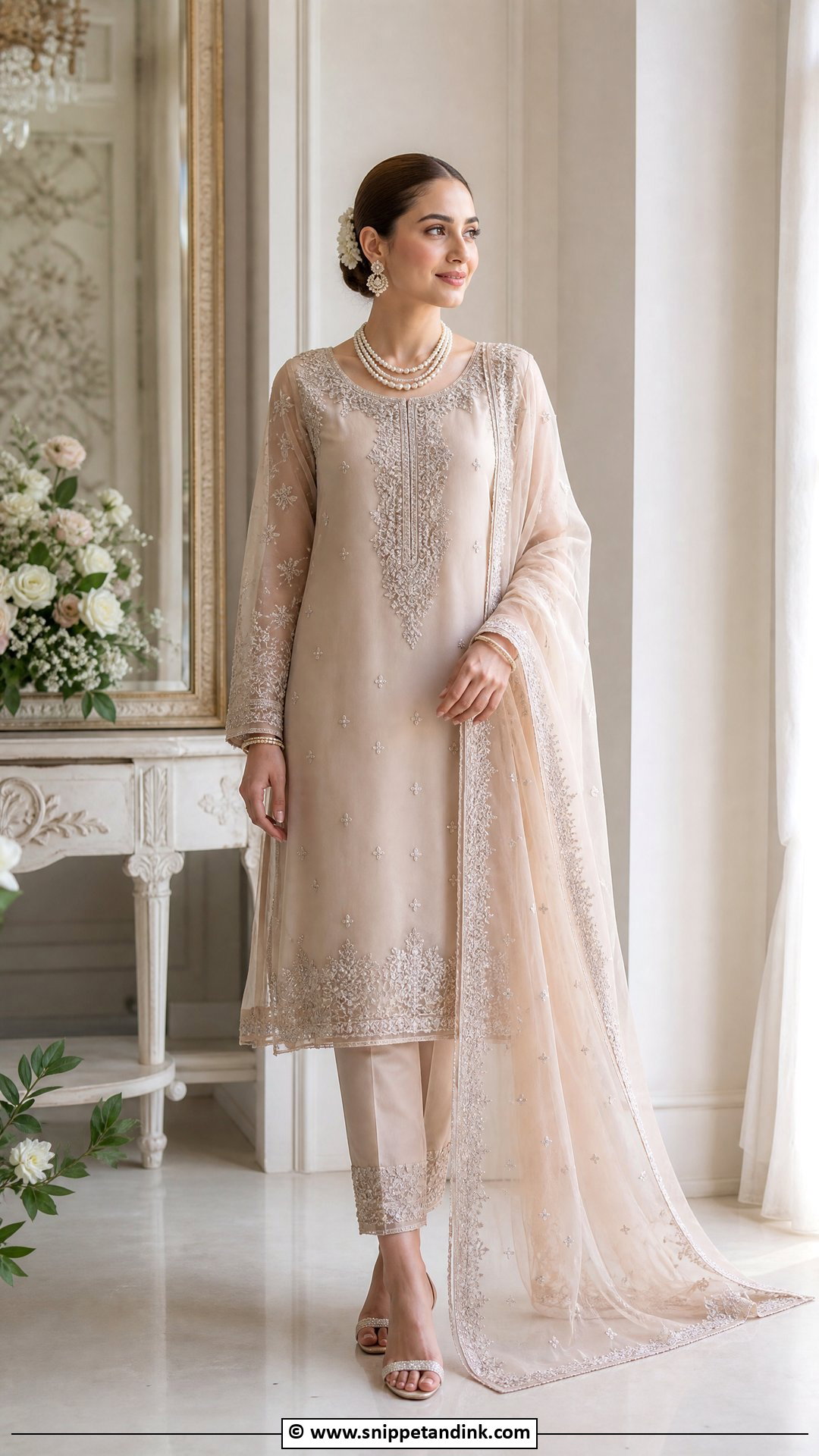 Pakistani Pastel Suit For Nikkah - Snippet and Ink - 35 Beautiful Pakistani Dresses