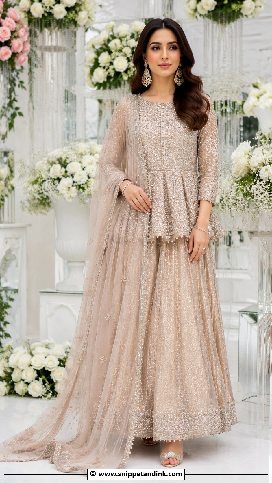 Pakistani Peplum Lehenga For Wedding - Snippet and Ink - 25 Pakistani Dresses for Wedding