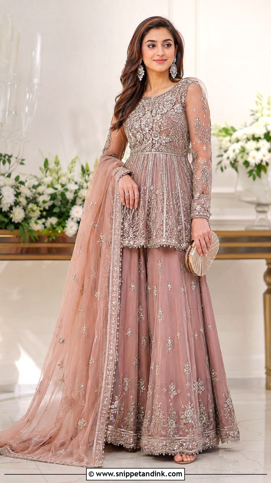 Pakistani Peplum With Lehenga - Snippet and Ink - 30 Pakistani Dress Design for Wedding Ideas