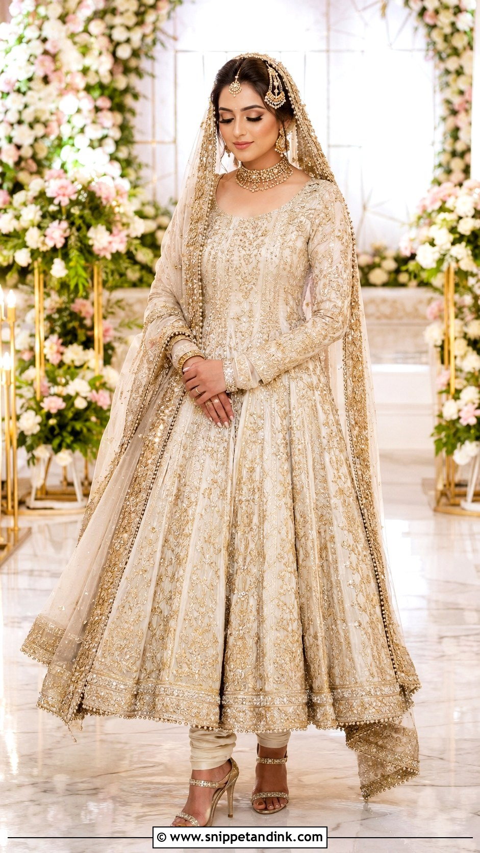 Pakistani Pishwas Bridal Dress - Snippet and Ink - 30 Pakistani Wedding Outfits Bride