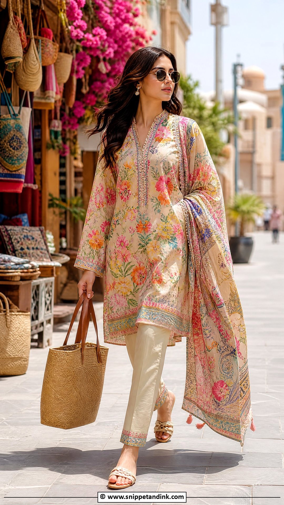 Pakistani Printed Lawn Dress For Summer - Snippet and Ink - 35 Beautiful Pakistani Dresses