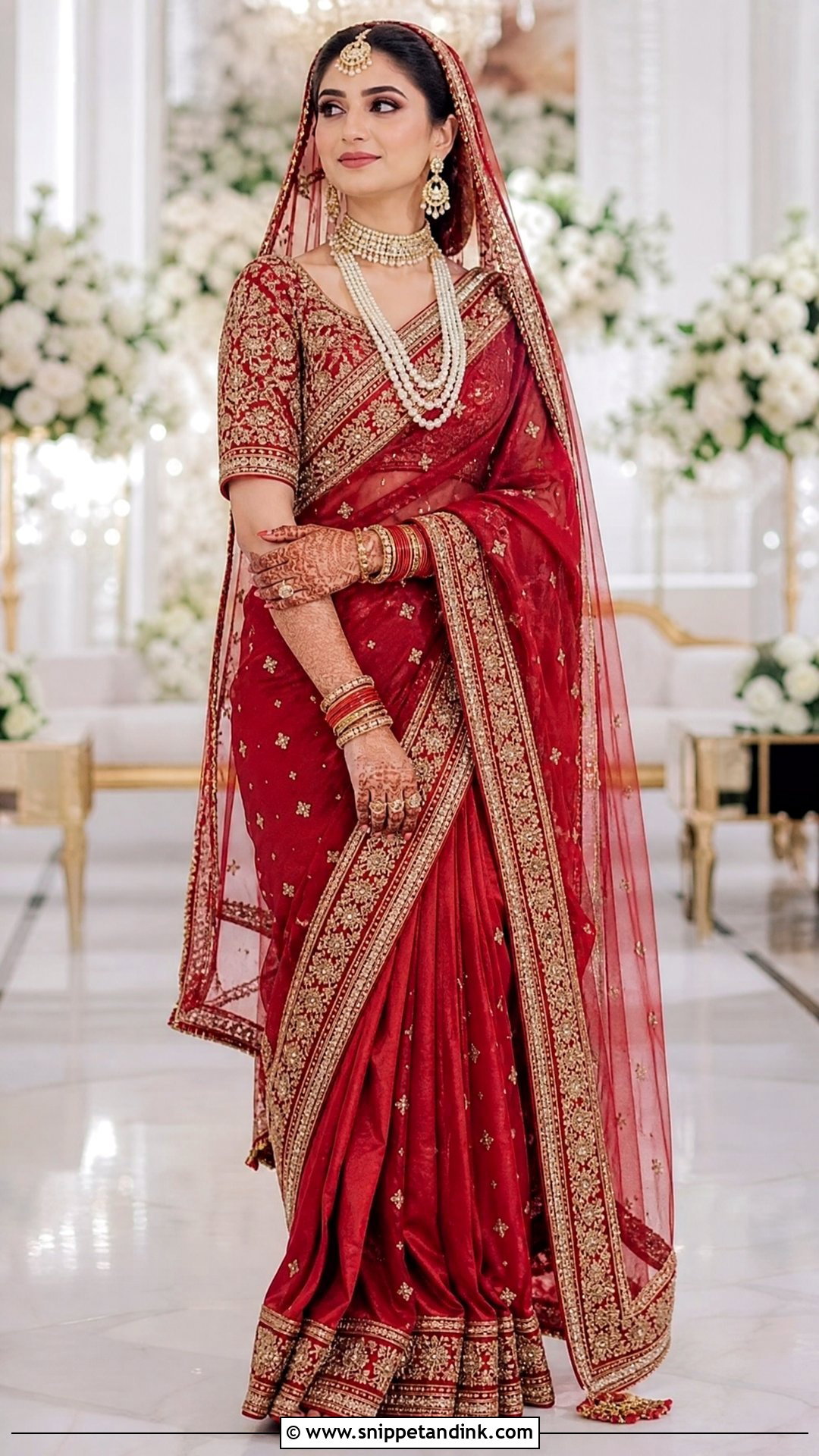 Pakistani Red Bridal Saree - Snippet and Ink - 20 Red Bridal Dress Pakistani Pakistan Ideas