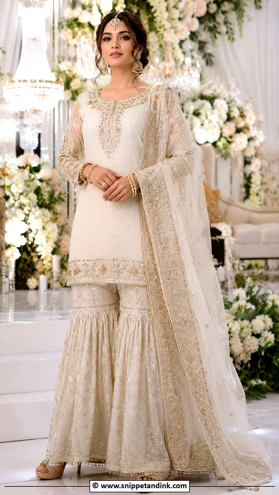 Pakistani Sarara Dress - Snippet and Ink - 30 Sarara Dress Indian Weddings Ideas