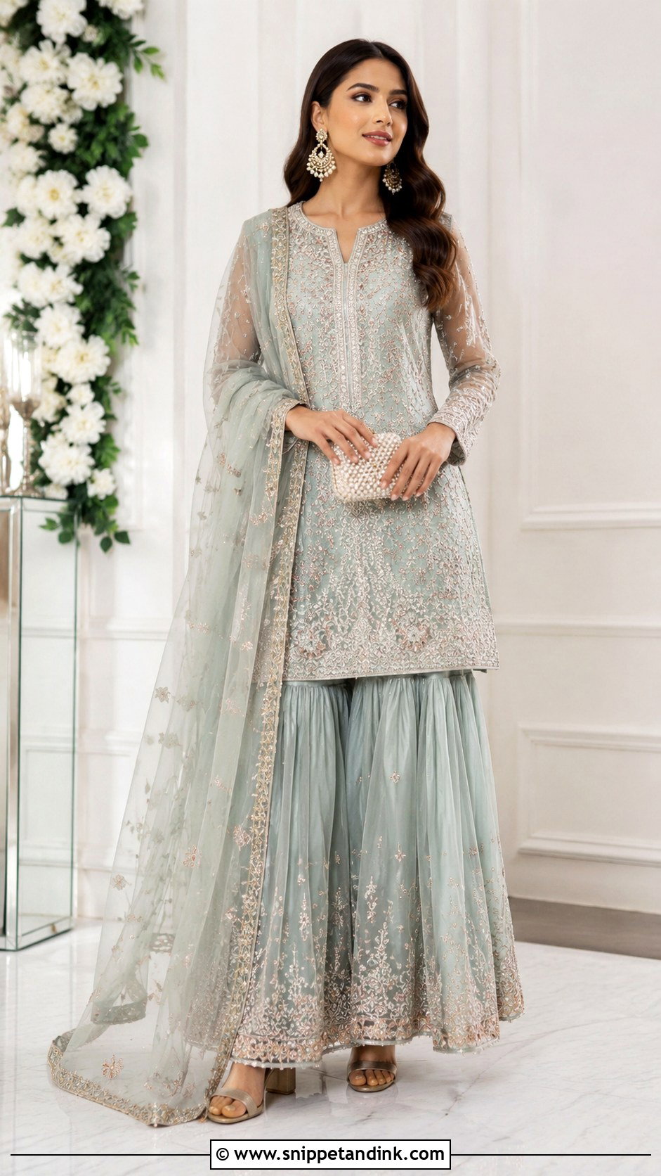 Pakistani Sharara Suit - Snippet and Ink - 30 Pakistani Dress Design for Wedding Ideas