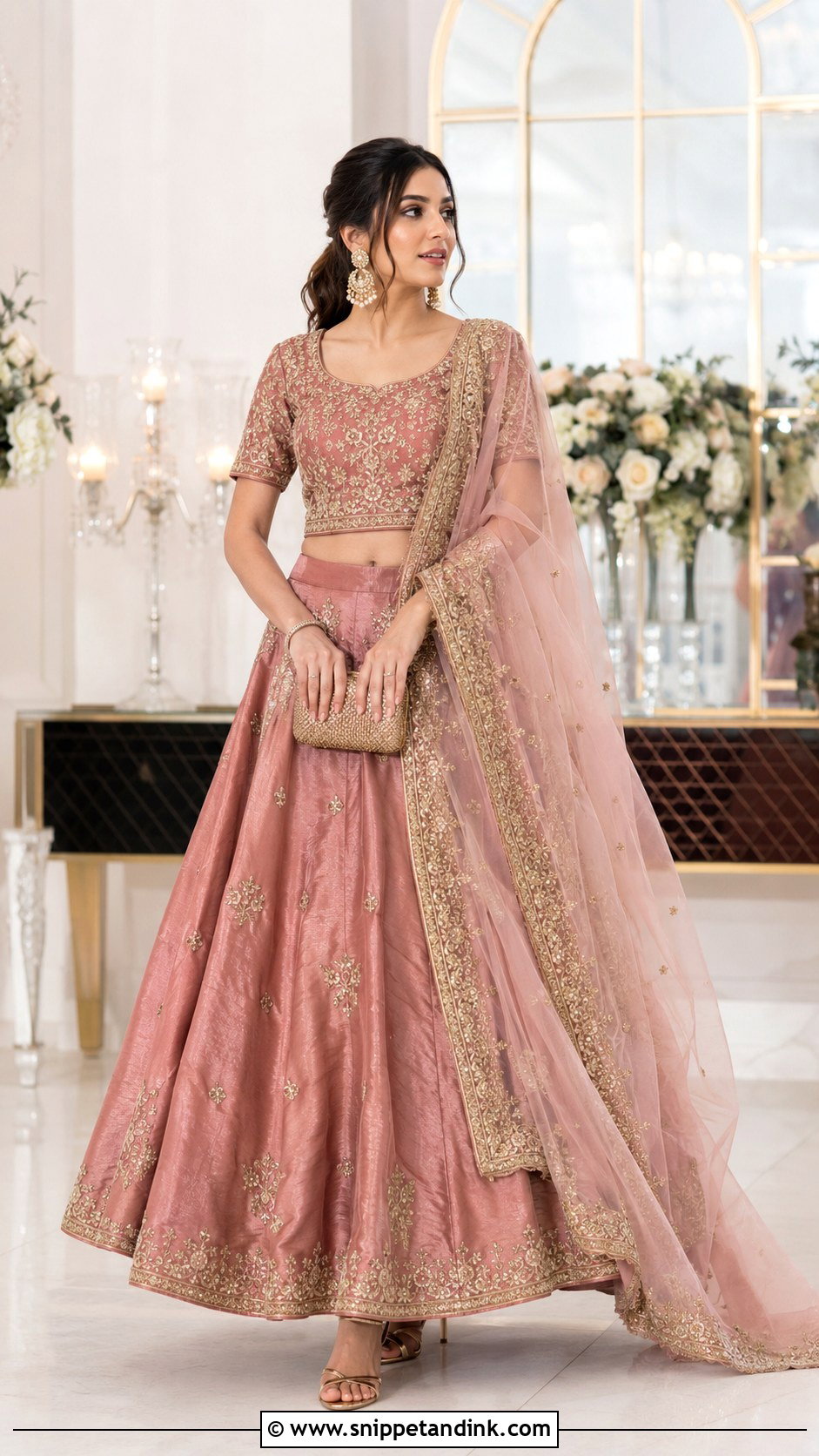 Pakistani Silk Lehenga Dress - Snippet and Ink - 25 Pakistani Party Wear Wedding Dresses