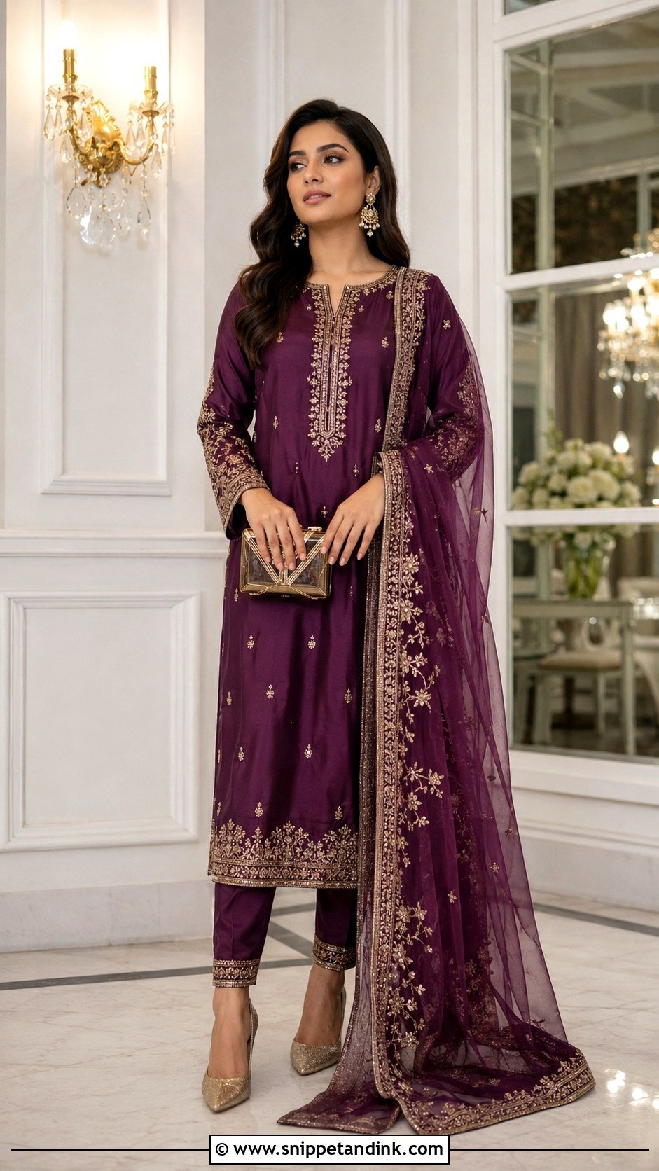 Pakistani Silk Suit For Wedding - Snippet and Ink - 25 Pakistani Dresses to Wear to a Wedding