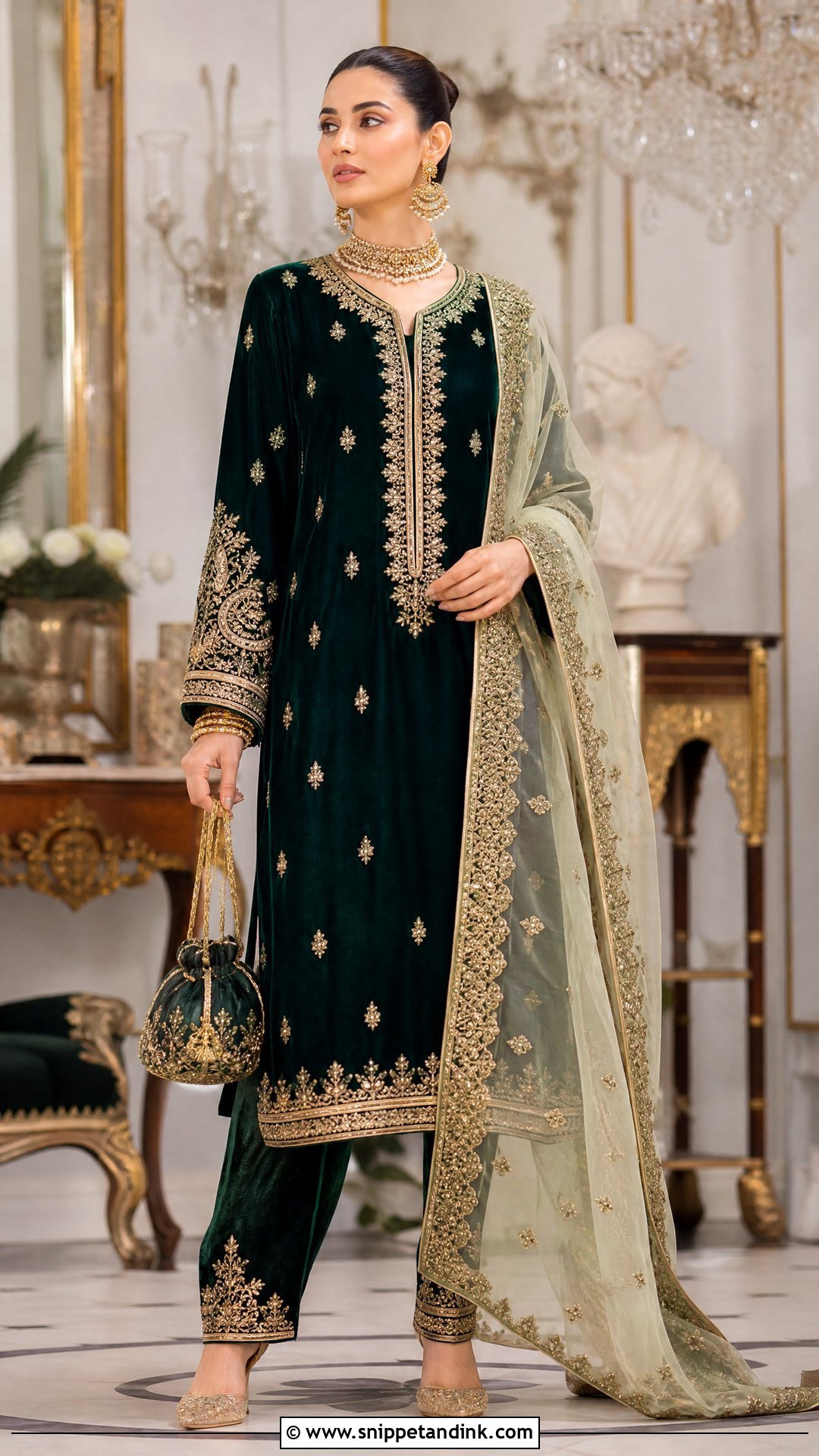 Pakistani Velvet Wedding Dress - Snippet and Ink - 25 Pakistani Wedding Dresses Ideas
