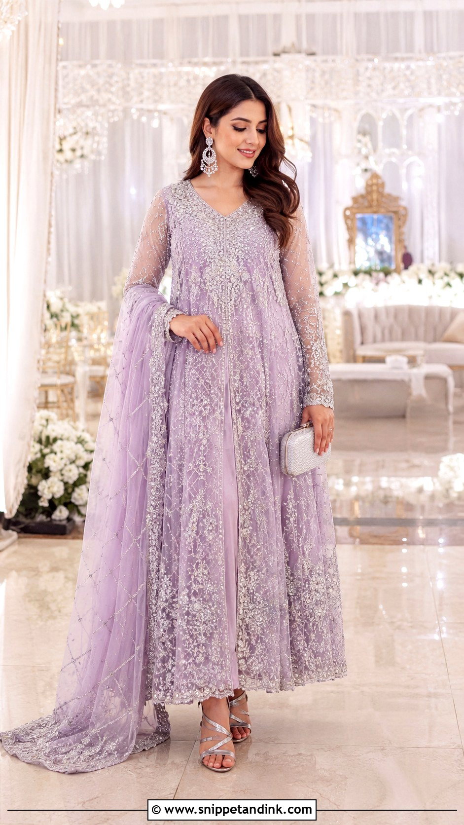 Pakistani Walima Gown Dress - Snippet and Ink - 25 Pakistan Wedding Dress Ideas