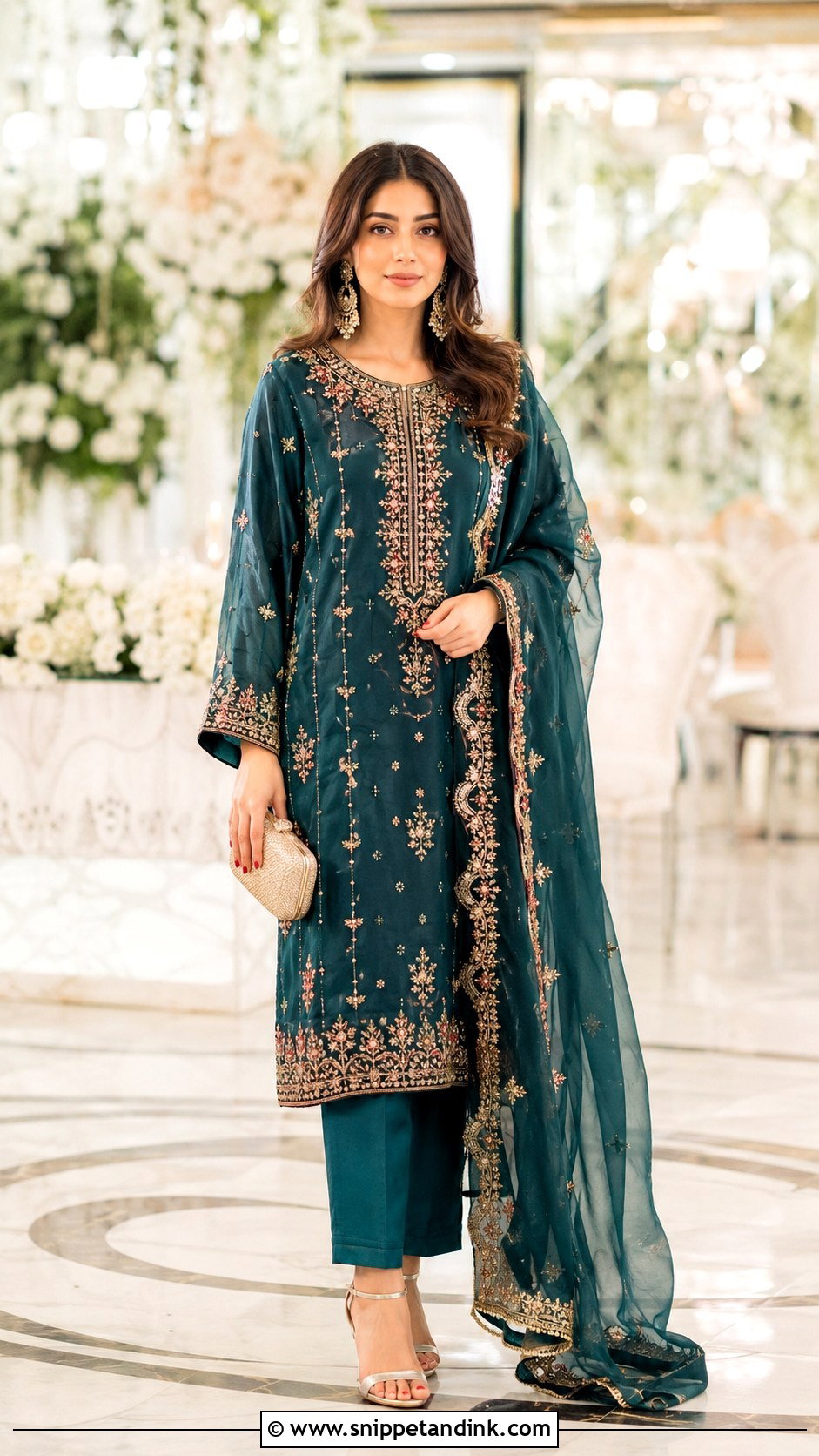 Pakistani Wedding Guest Suit Outfit - Snippet and Ink - 25 Latest Pakistani Wedding Outfits