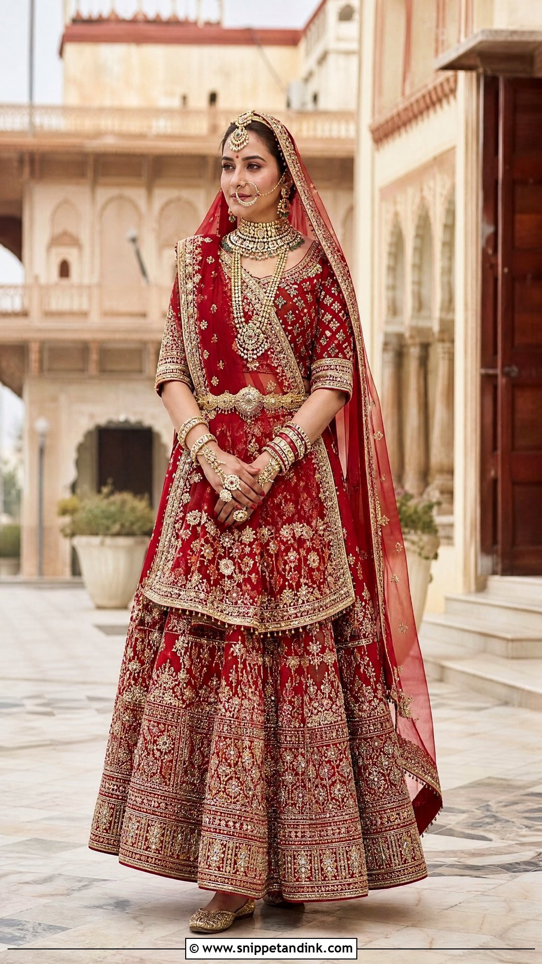 Palace Wedding Rajputi Bridal Look - Snippet and Ink - 20 Rajputi Bridal Look Ideas