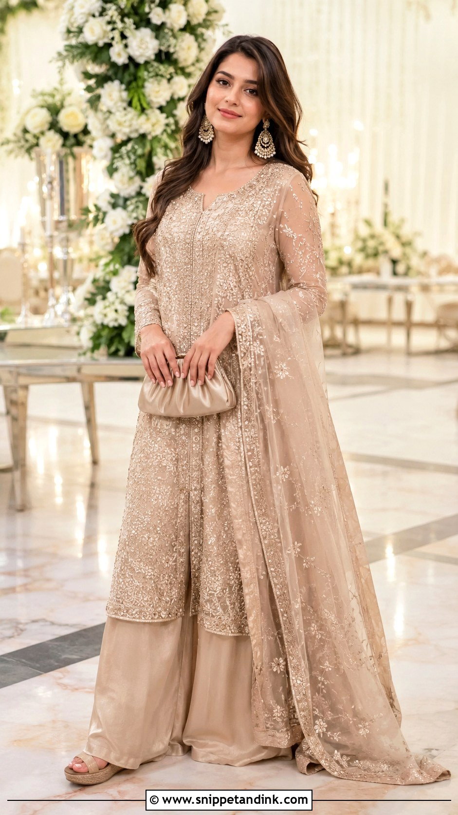 Palazzo Kurta For Wedding - Snippet and Ink - 25 Kurta for Wedding Ideas