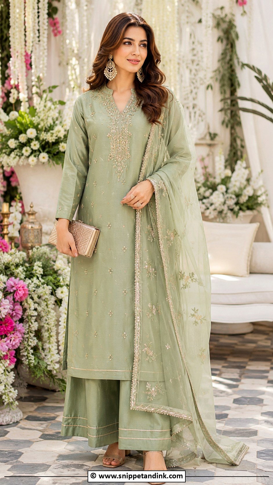 Palazzo Kurta Set - Snippet and Ink - 25 Wedding Kurta Set for Women Ideas