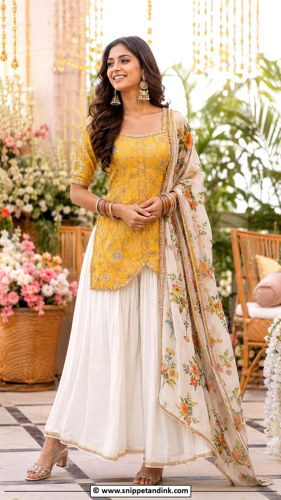 Palazzo Punjabi Suit For Jaggo - Snippet and Ink - 30 Jaggo Outfit Punjabi Suit Ideas