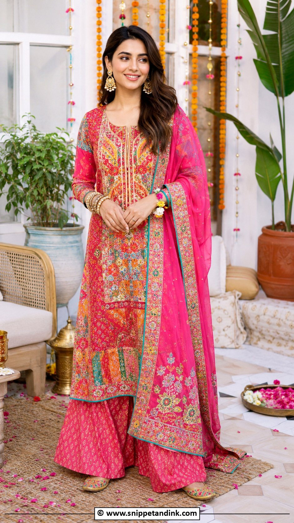 Palazzo Suit Dholki Outfit - Snippet and Ink - 30 Dholki Outfit Ideas