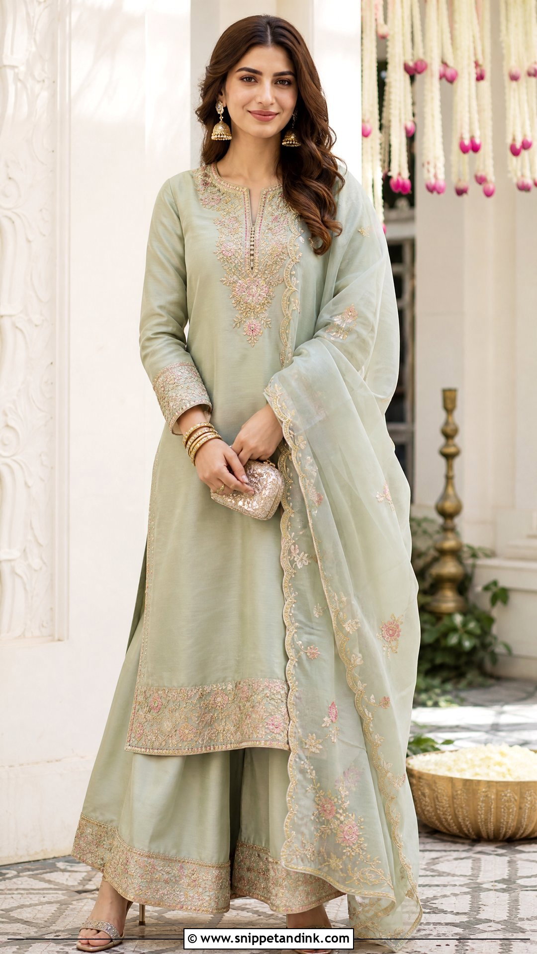 Palazzo Suit Dress - Snippet and Ink - 25 Latest Indian Style Wedding Dresses