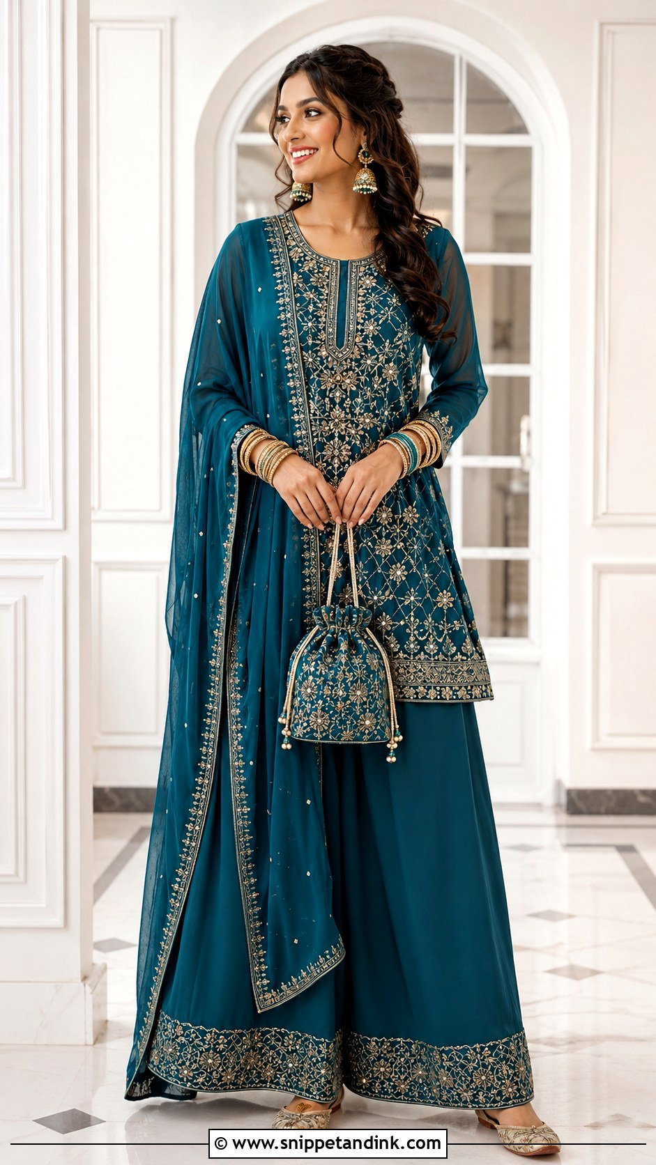 Palazzo Suit For Bride Sister - Snippet and Ink - 25 Mehndi Dresses for Bride Sister