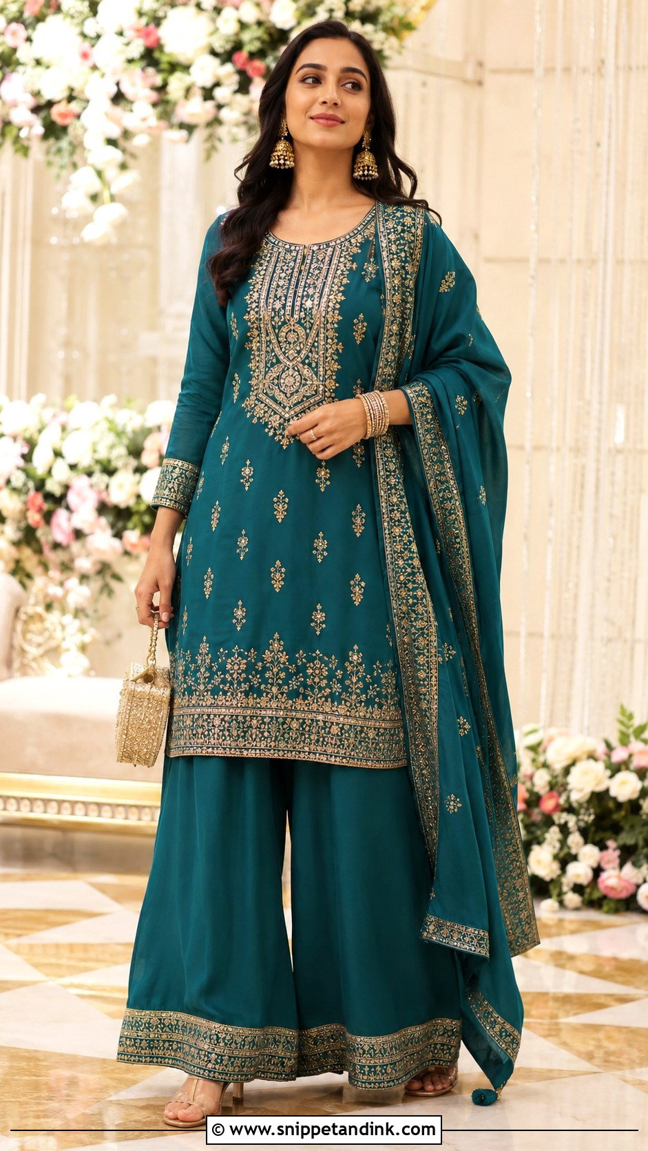 Palazzo Suit For Brother Wedding - Snippet and Ink - 25 Indian Outfit for Brothers Wedding Ideas