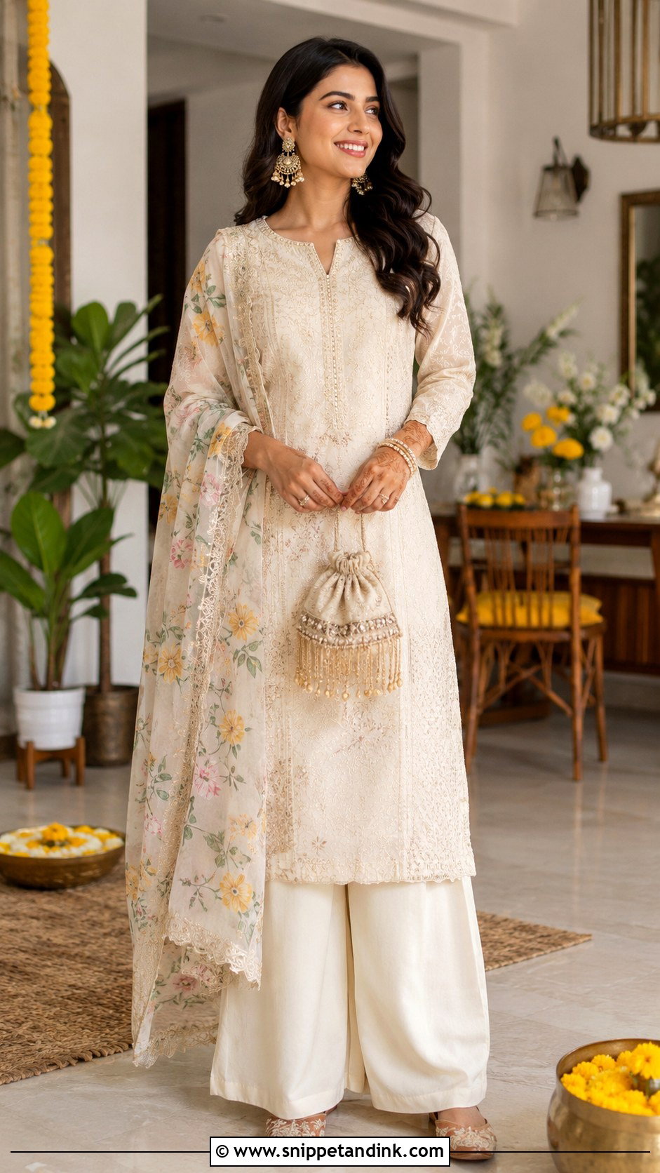Palazzo Suit For Sister Wedding - Snippet and Ink - 30 Indian Sister Wedding Dress Ideas