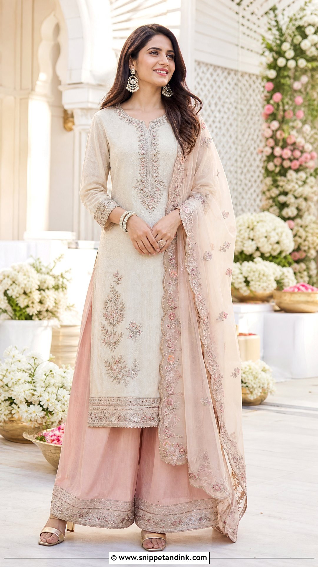 Palazzo Suit For Wedding - Snippet and Ink - 25 Indian Dress for Wedding Ideas