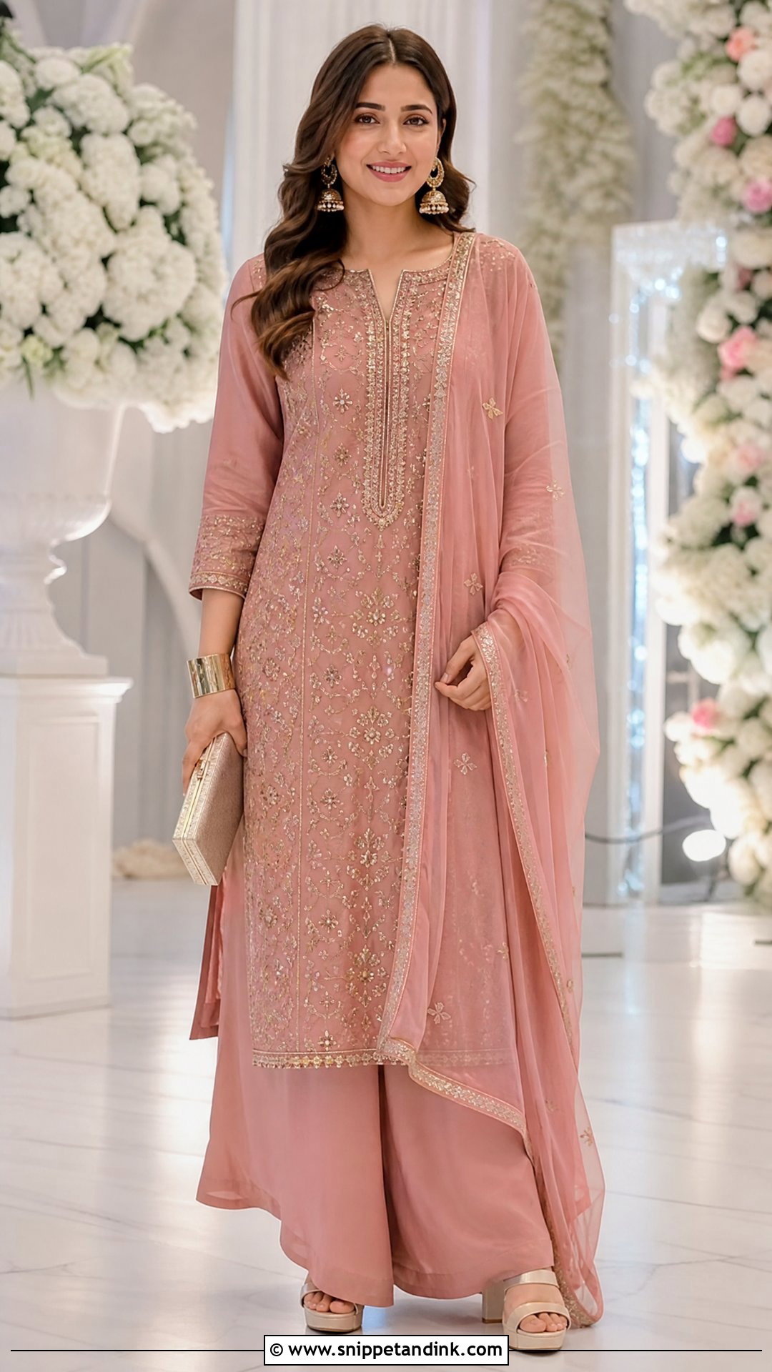 Palazzo Suit Marriage Function Outfit - Snippet and Ink - 20 Marriage Function Outfit for Women Ideas