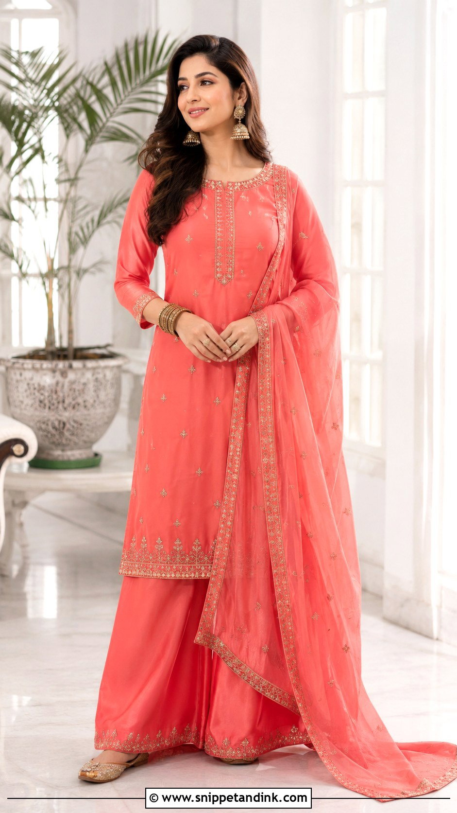 Palazzo Suit Mehendi Outfit - Snippet and Ink - 35 Mehendi Outfits