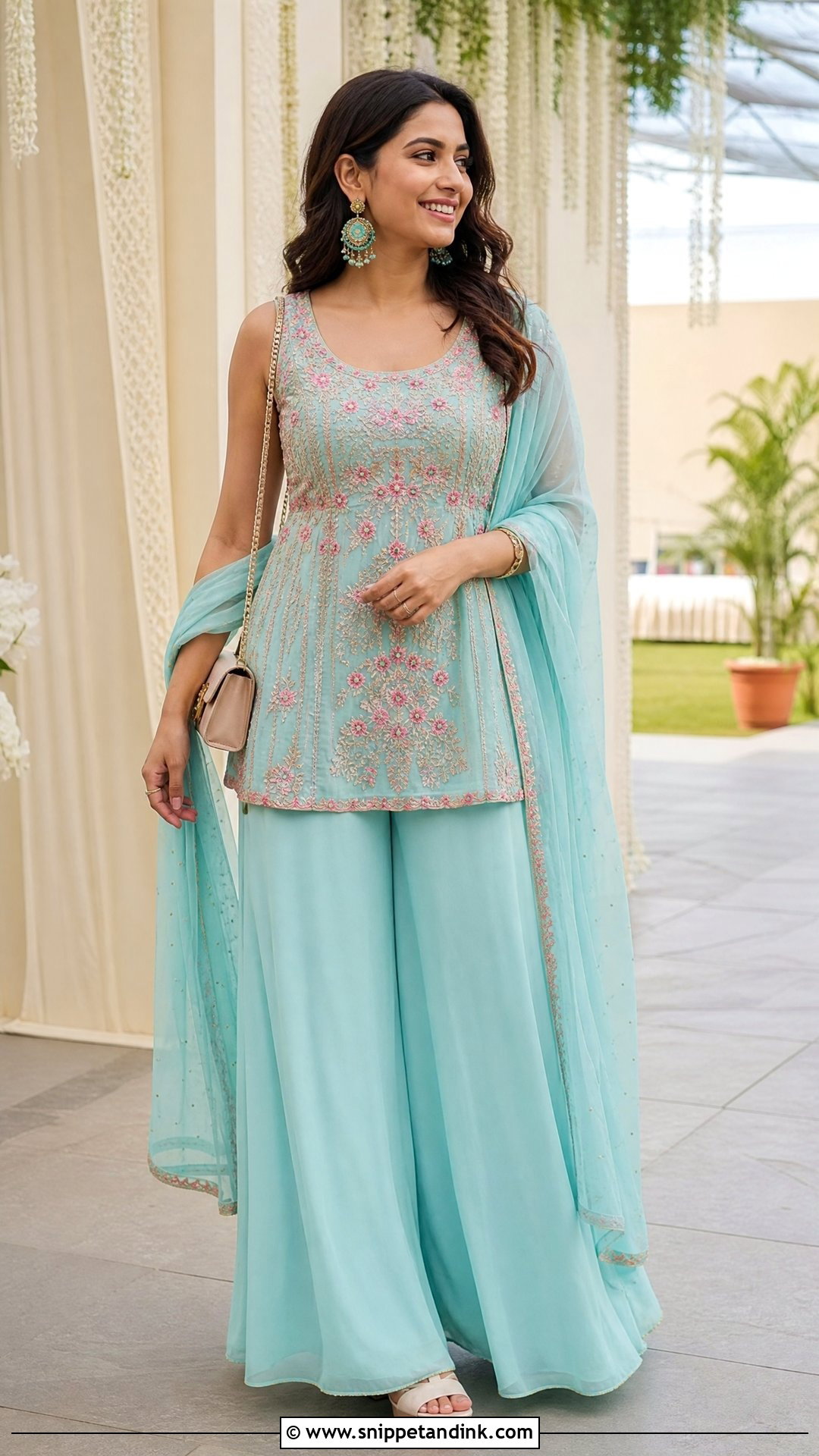 Palazzo Suit Mehendi Outfit - Snippet and Ink - 25 Mehendi Night Outfit Ideas