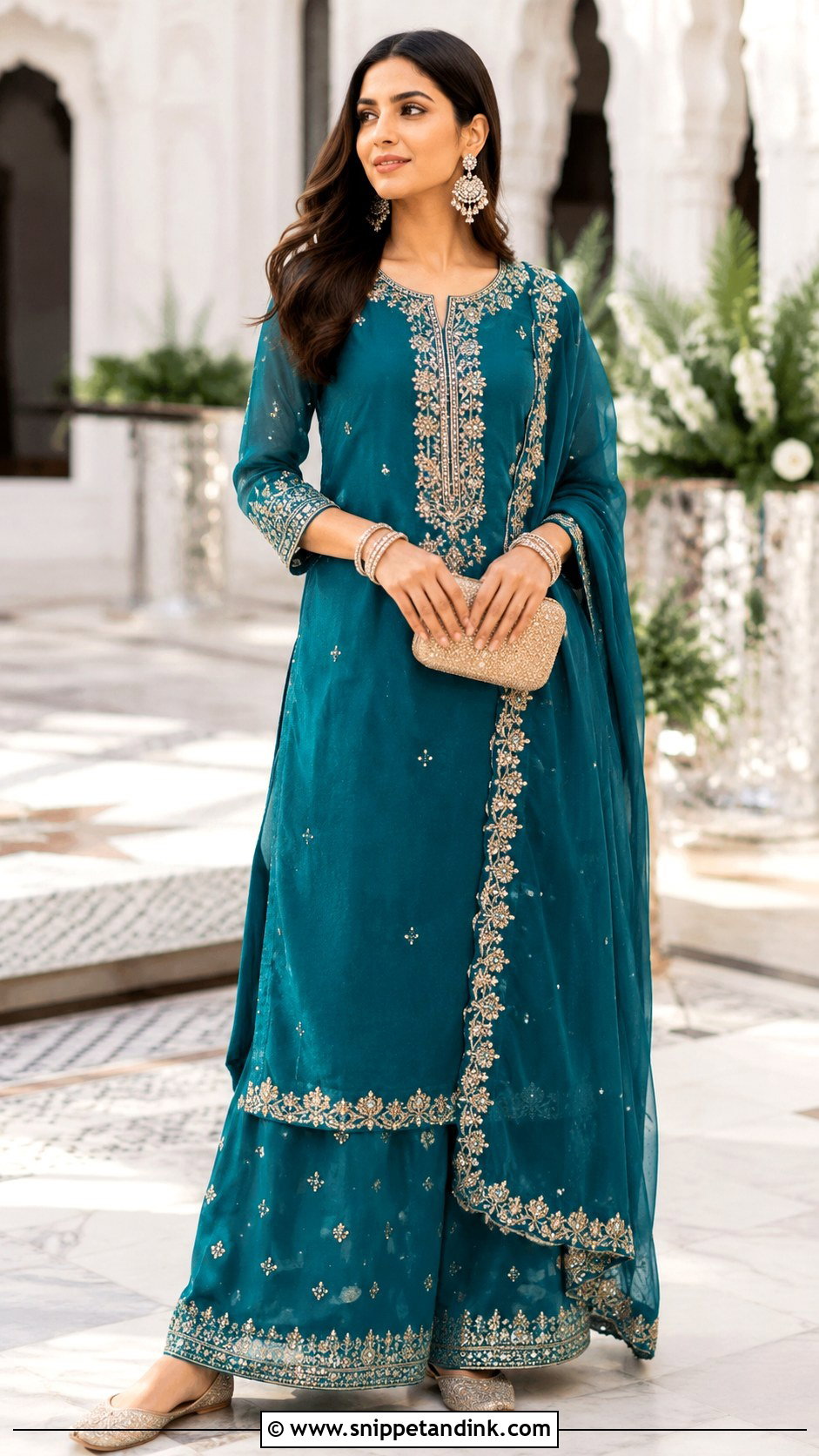 Palazzo Suit Wedding Outfit - Snippet and Ink - 25 New Indian Wedding Dress Ideas