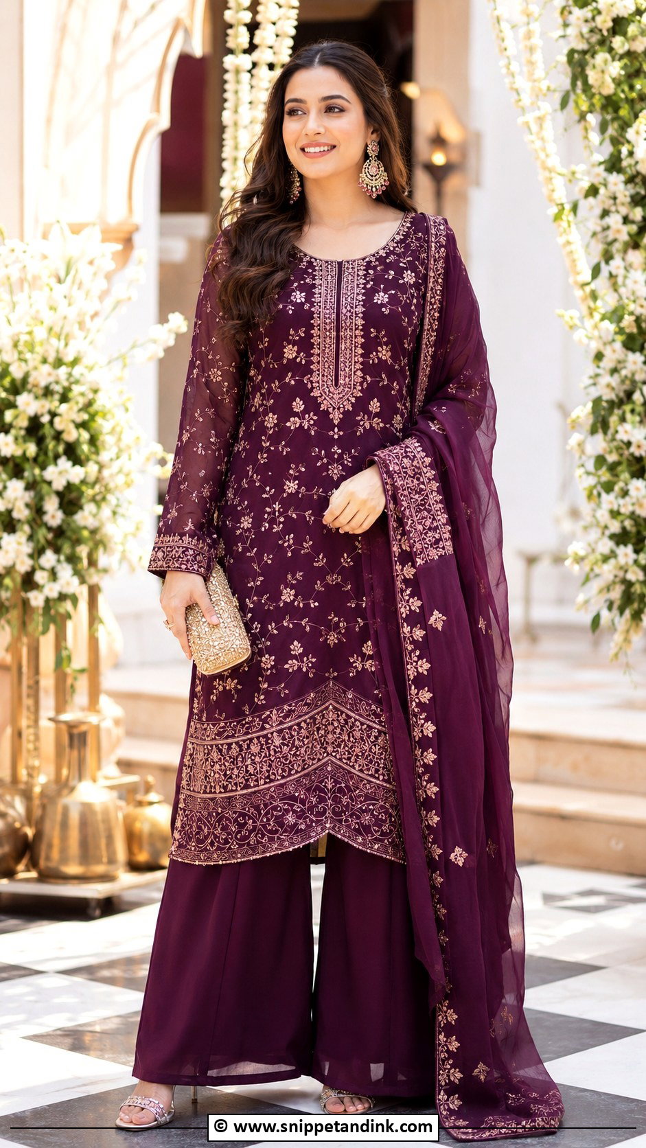 Palazzo Suit Wedding Outfit For Bride Sister - Snippet and Ink - 30 Wedding Outfit for Brides Sister Ideas