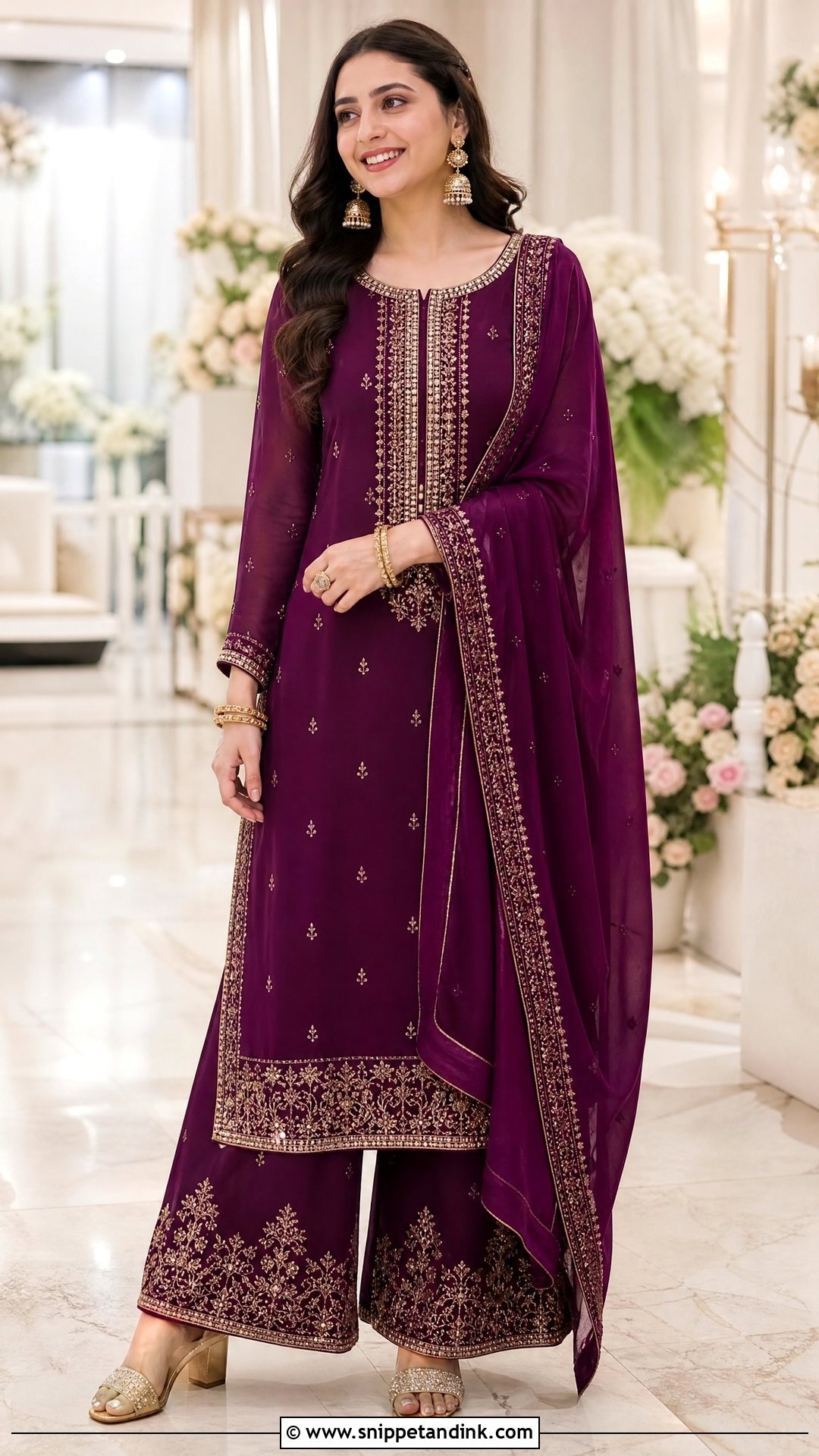 Palazzo Suit Wedding Outfit - Snippet and Ink - 25 Desi Wedding Clothes Ideas