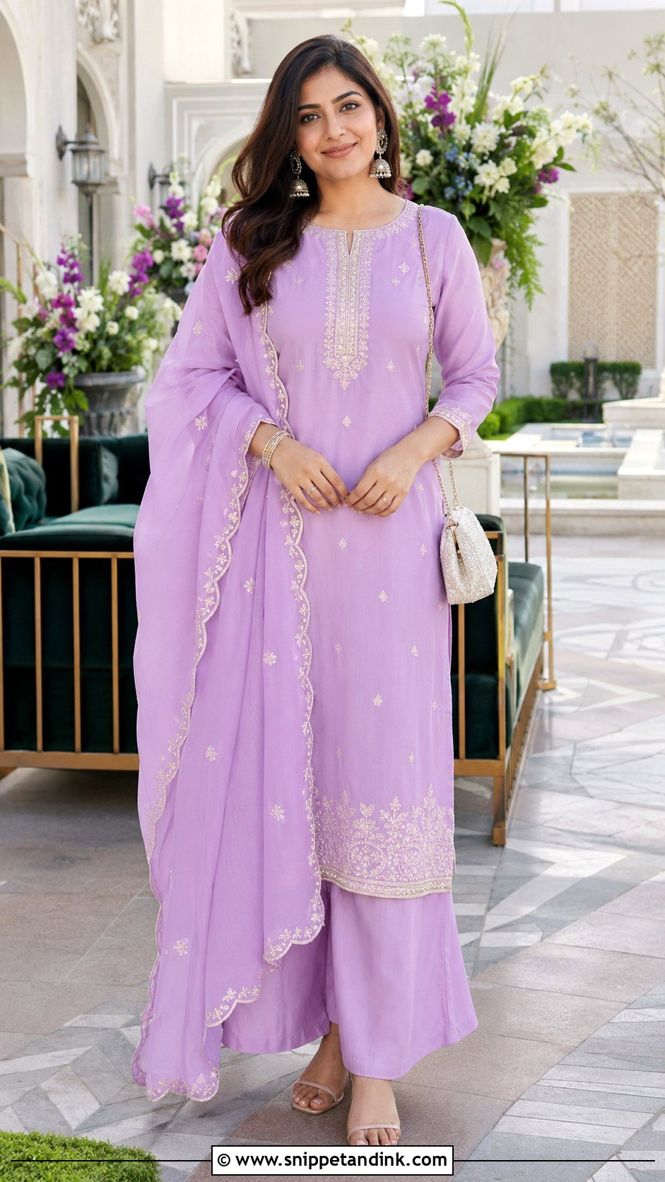 Palazzo Suit for Daytime Wedding Function - Snippet and Ink - 20 Indian Dress for Marriage Function Ideas