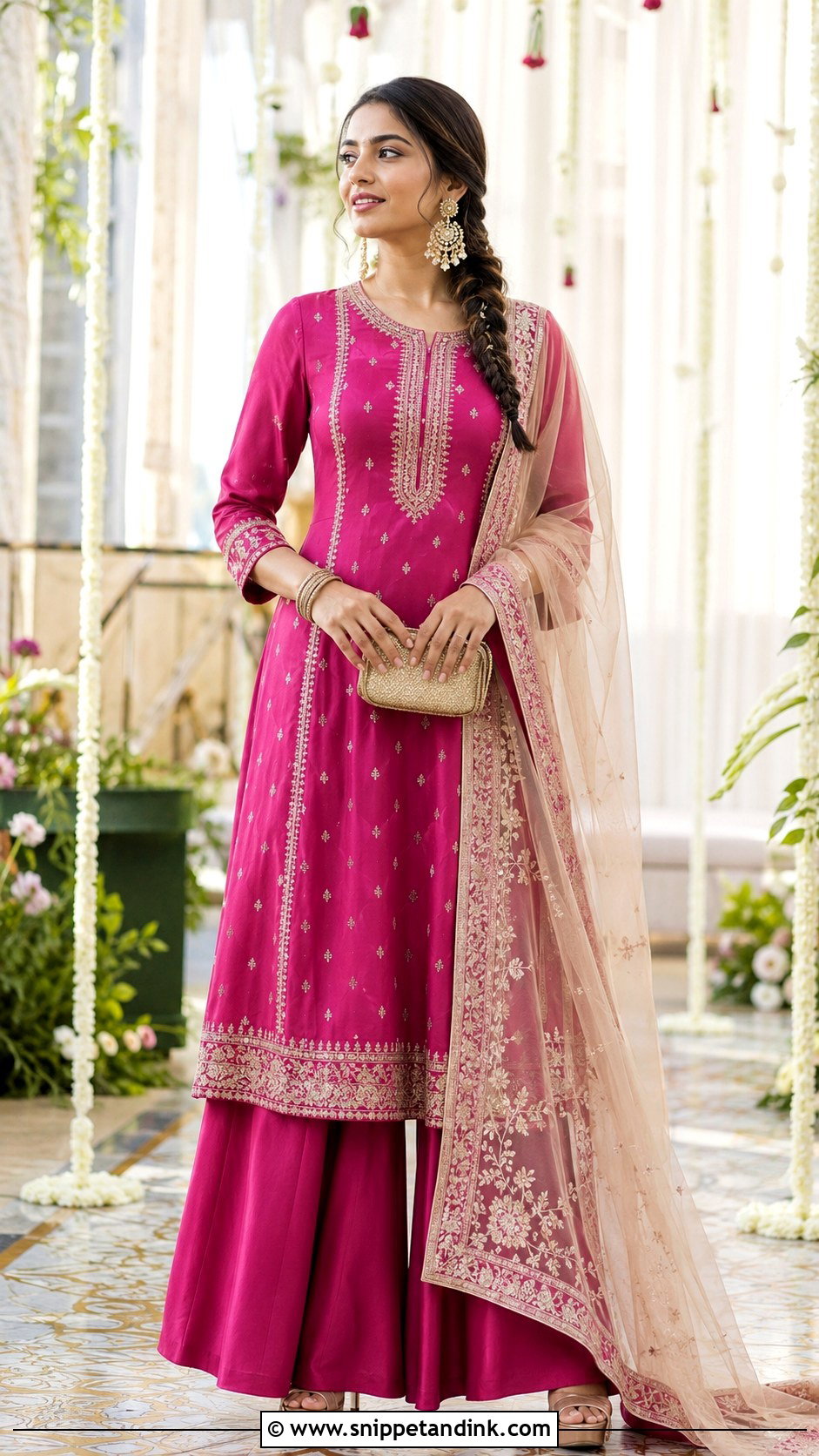 Palazzo Suit for Indian Wedding - Snippet and Ink - 20 Indian Wedding Dresses Ideas