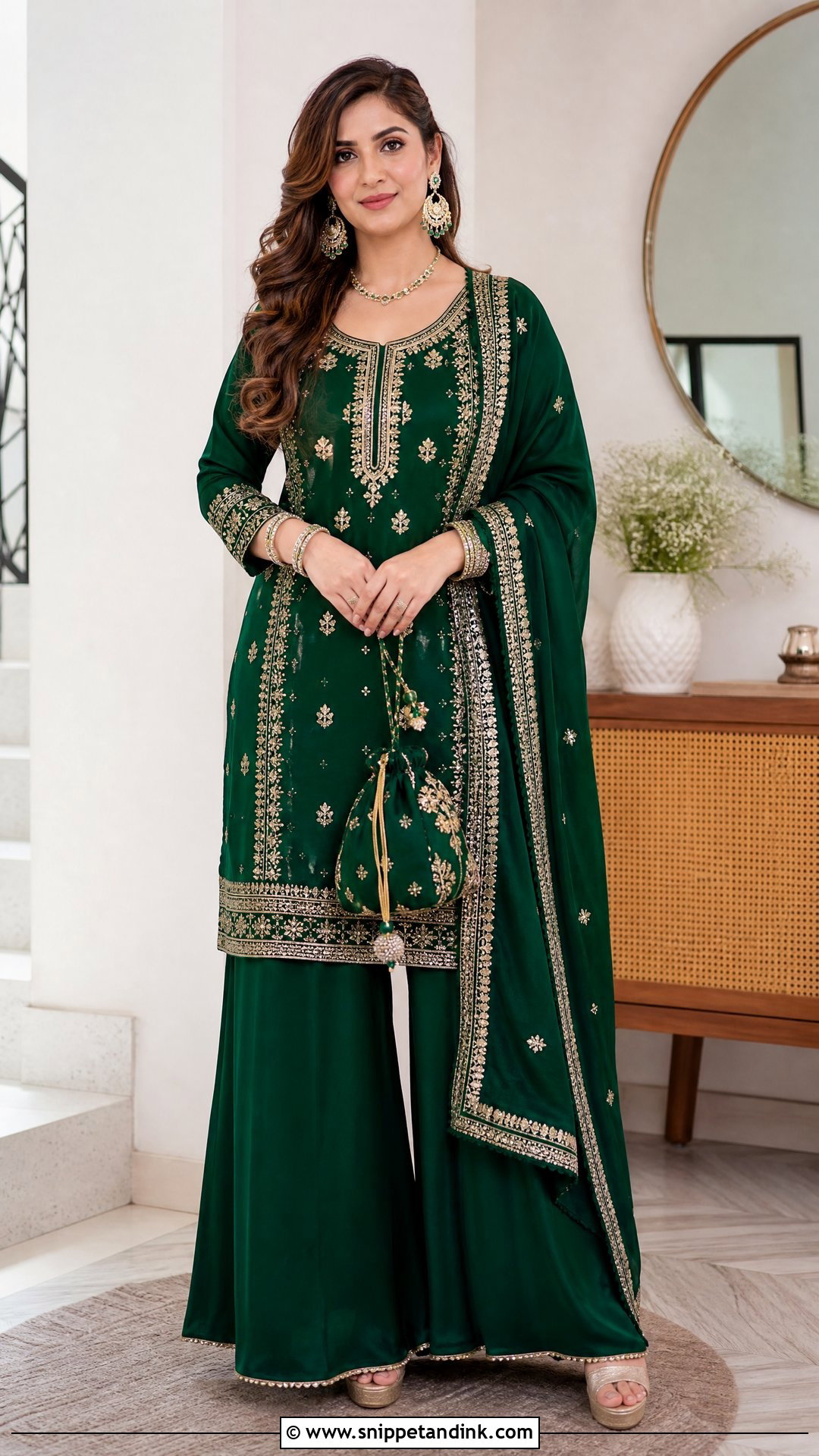 Palazzo Suit for Sagan - Snippet and Ink - 20 Sagan Outfits for Bride