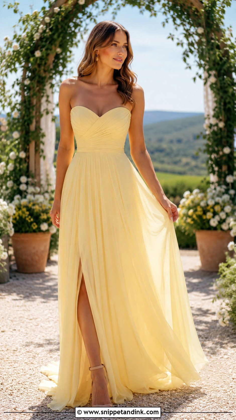 Pale Yellow Wedding Dress - Snippet and Ink - 30 Non White Wedding Dress Ideas
