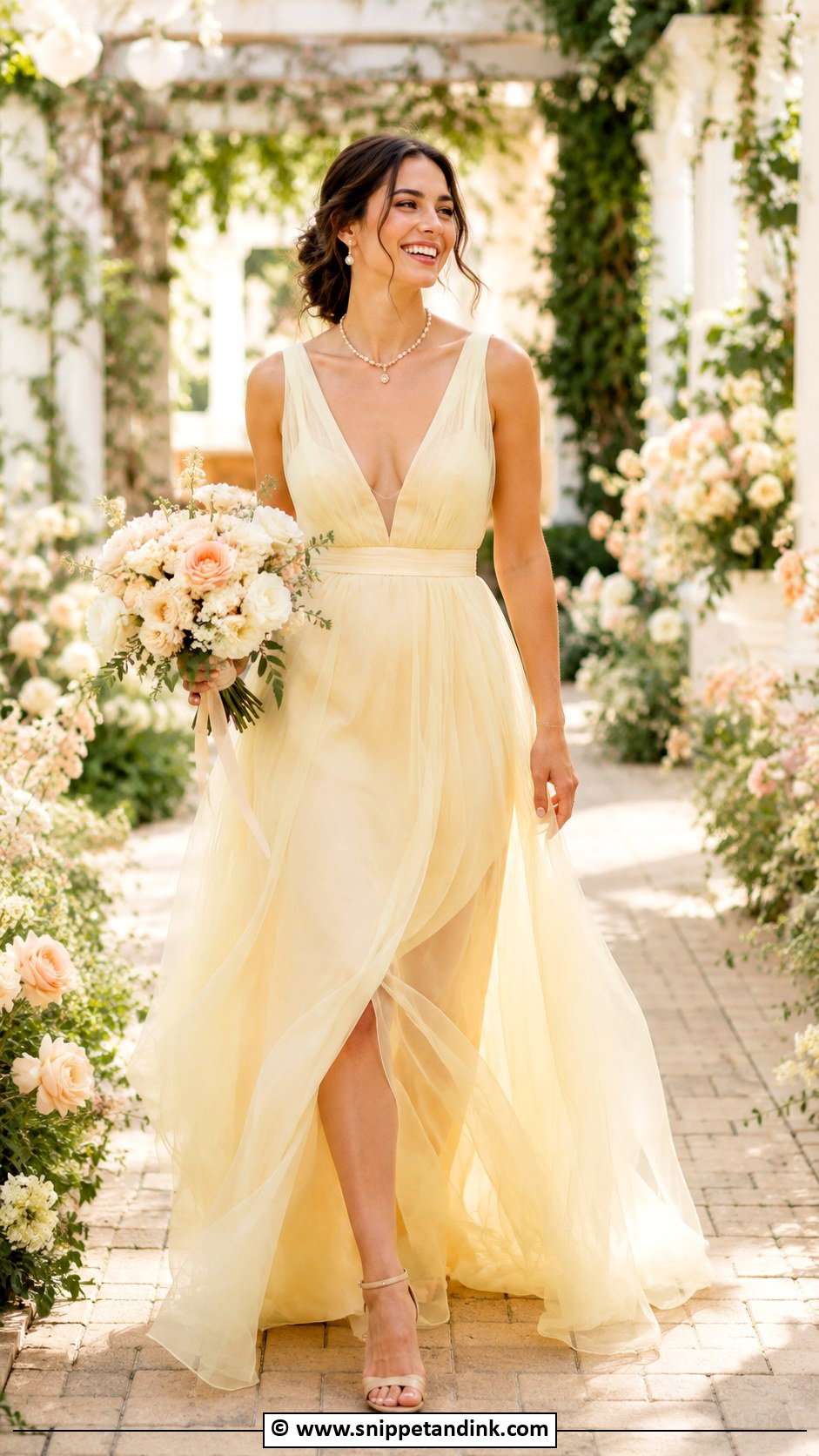 Pale Yellow Wedding Dress - Snippet and Ink - 25 Non Traditional Wedding Dress Colors