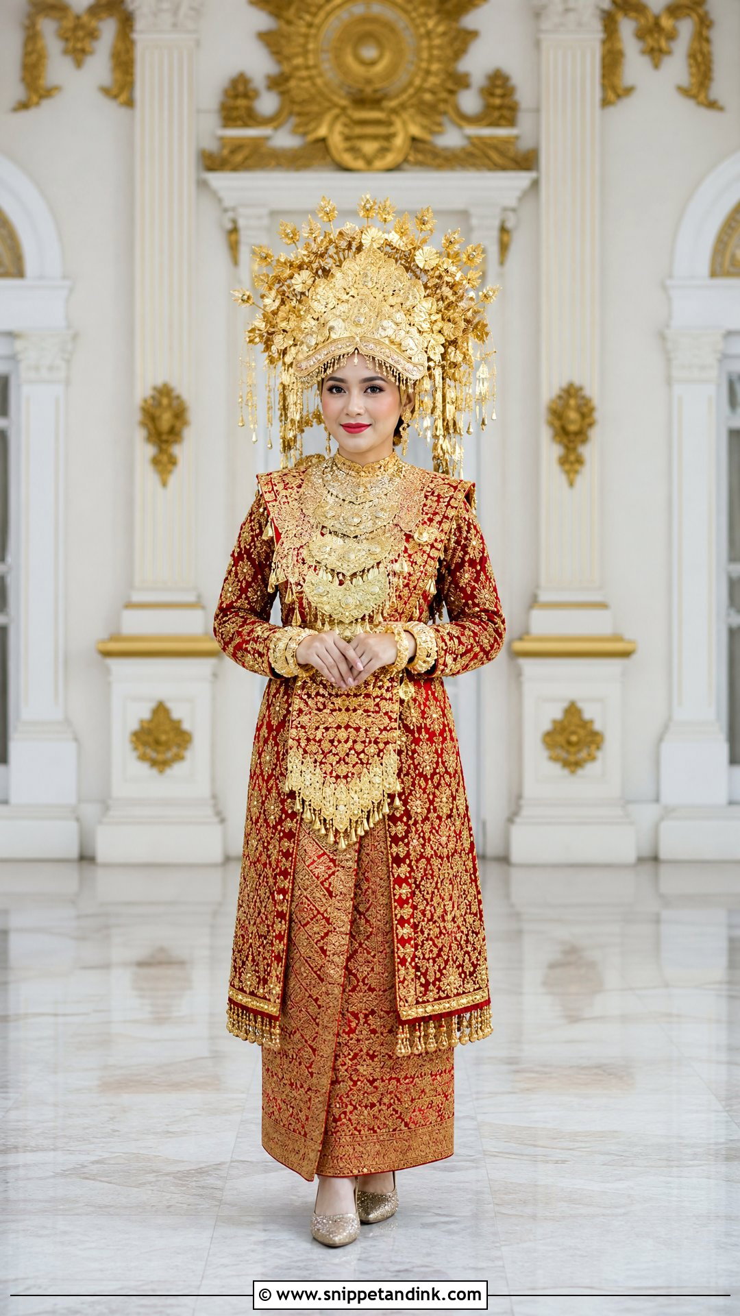 Palembang Aesan Gede Indonesian Wedding Dress - Snippet and Ink - 20 Indonesian Wedding Dress Ideas