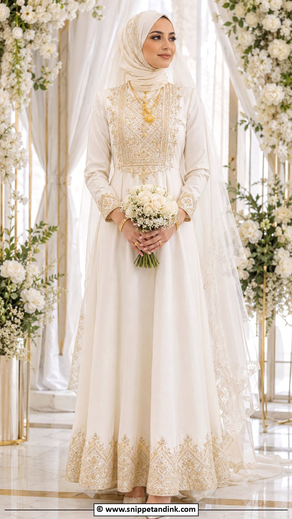 Palestinian Embroidered Arabic Muslim Wedding Dress - Snippet and Ink - 25 Arabic Muslim Wedding Dress Ideas