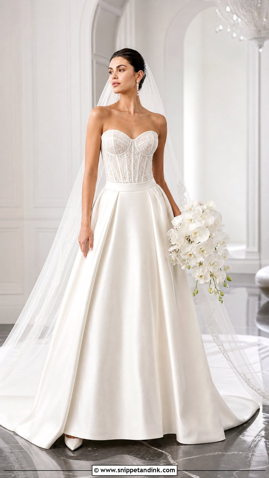 Pallas Couture Corset And Skirt Set - Snippet and Ink - 20 Pallas Couture Bridal Ideas