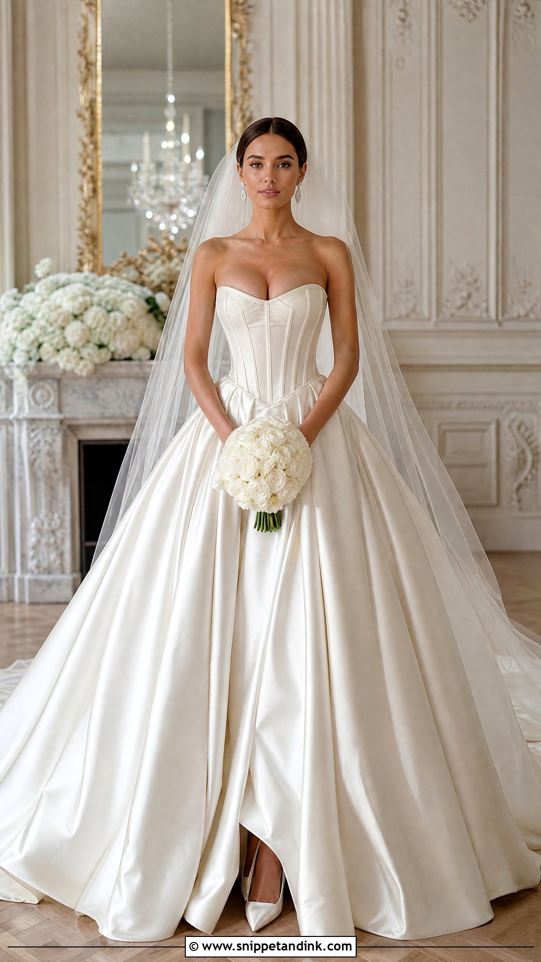 Pallas Couture Corset Ball Gown - Snippet and Ink - 20 Pallas Couture Bridal Ideas