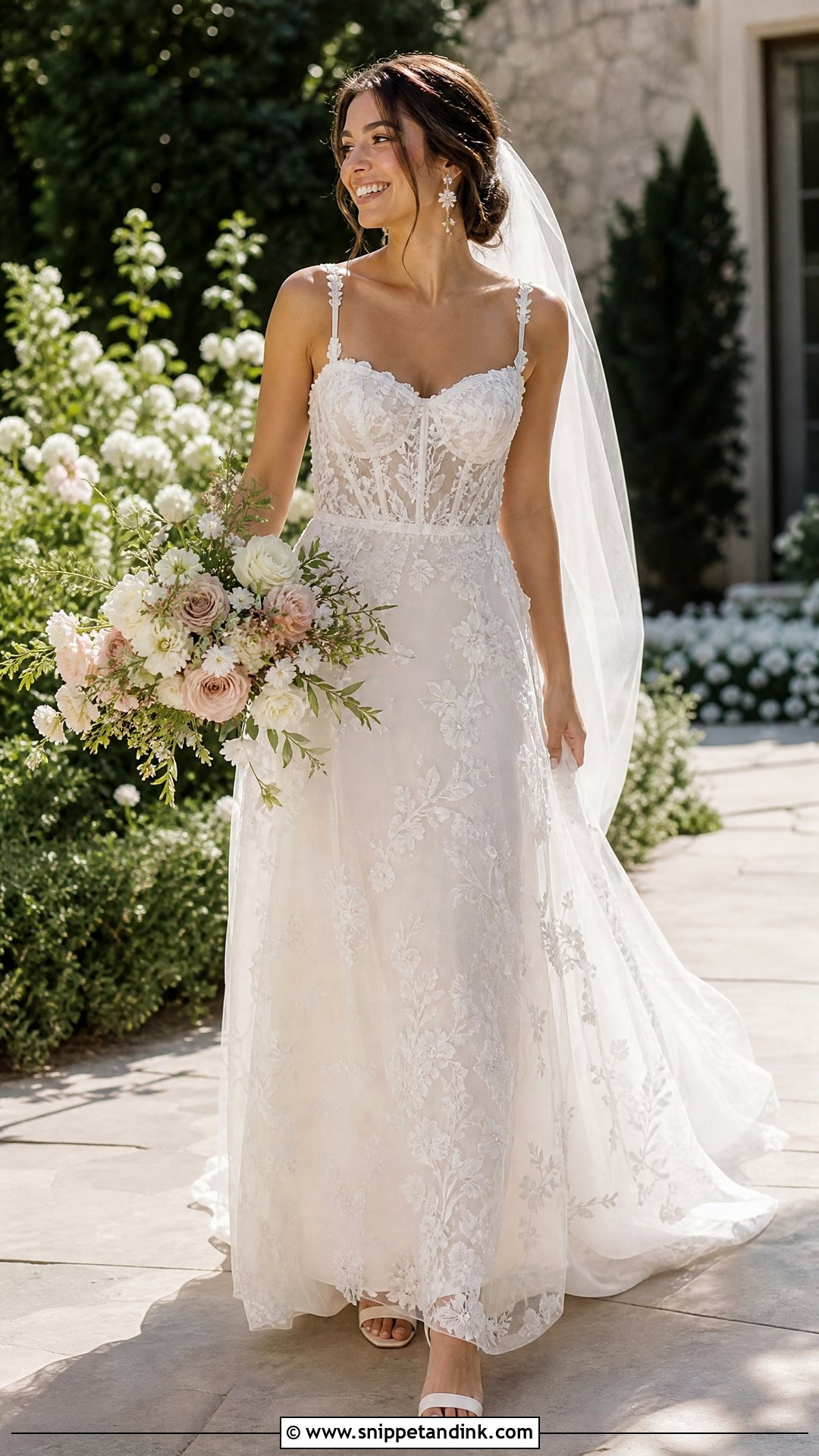 Pallas Couture Garden Wedding Gown - Snippet and Ink - 20 Pallas Couture Bridal Ideas